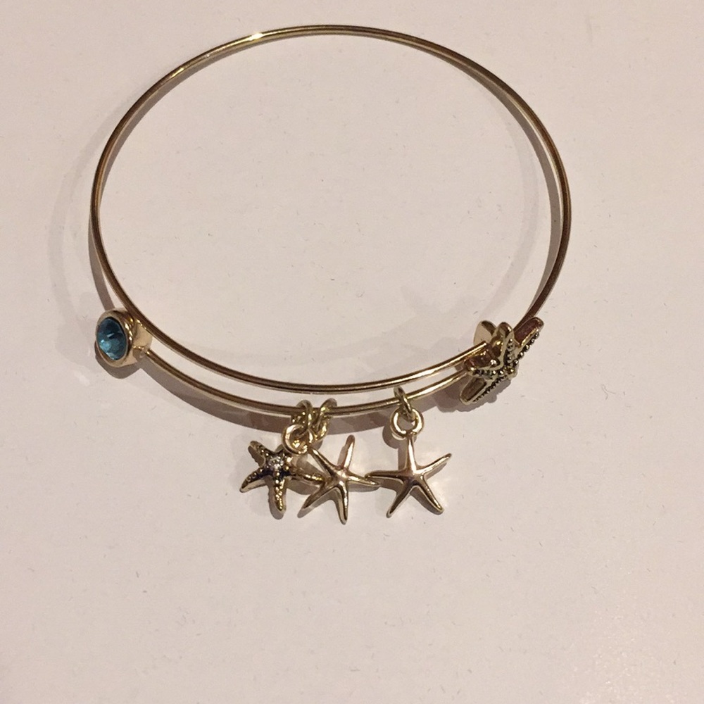 Starfish Bangle Bracelet